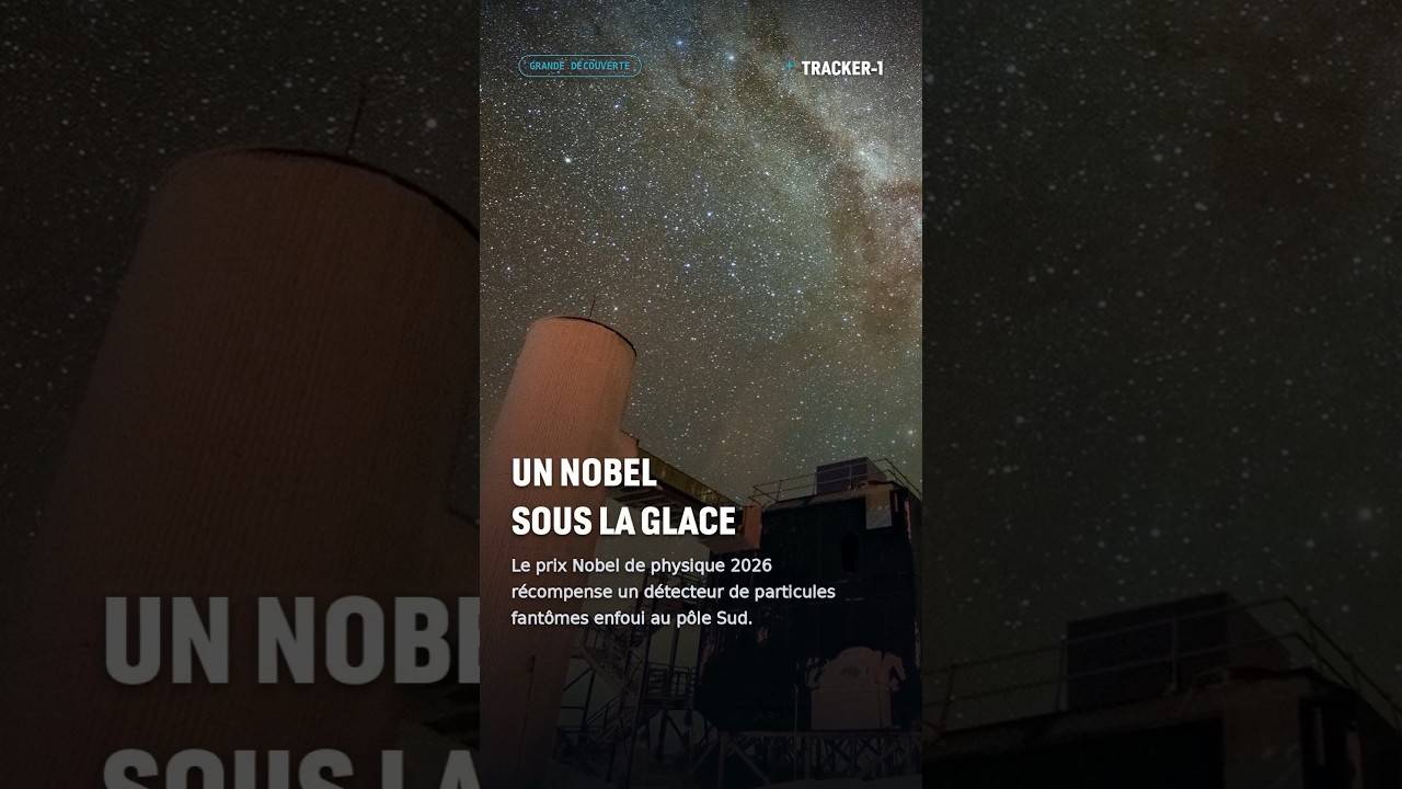 Un nobel sous la glace #nobel #icecube #neutrinos
