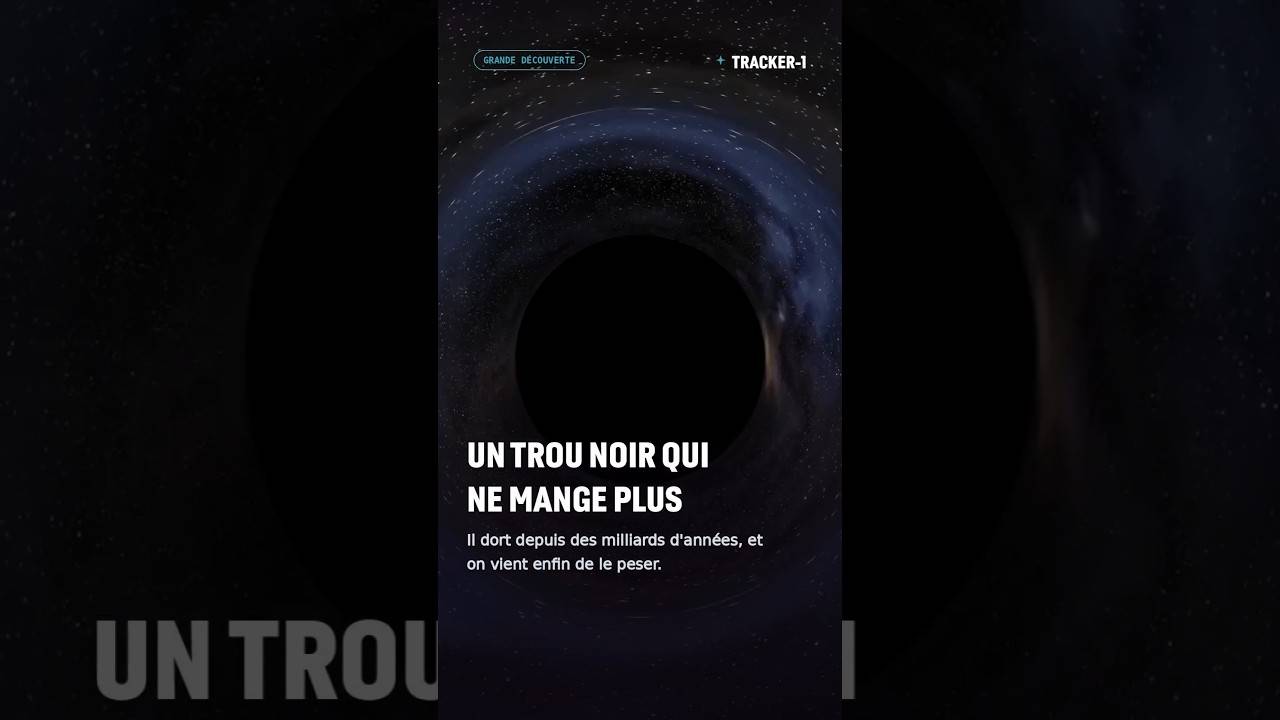 Un trou noir qui ne mange plus #trounoir #jwst #nasa