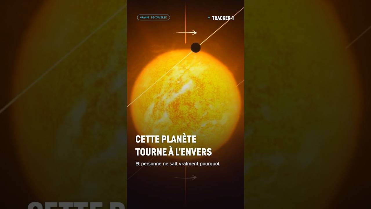 Cette planète tourne à l'envers