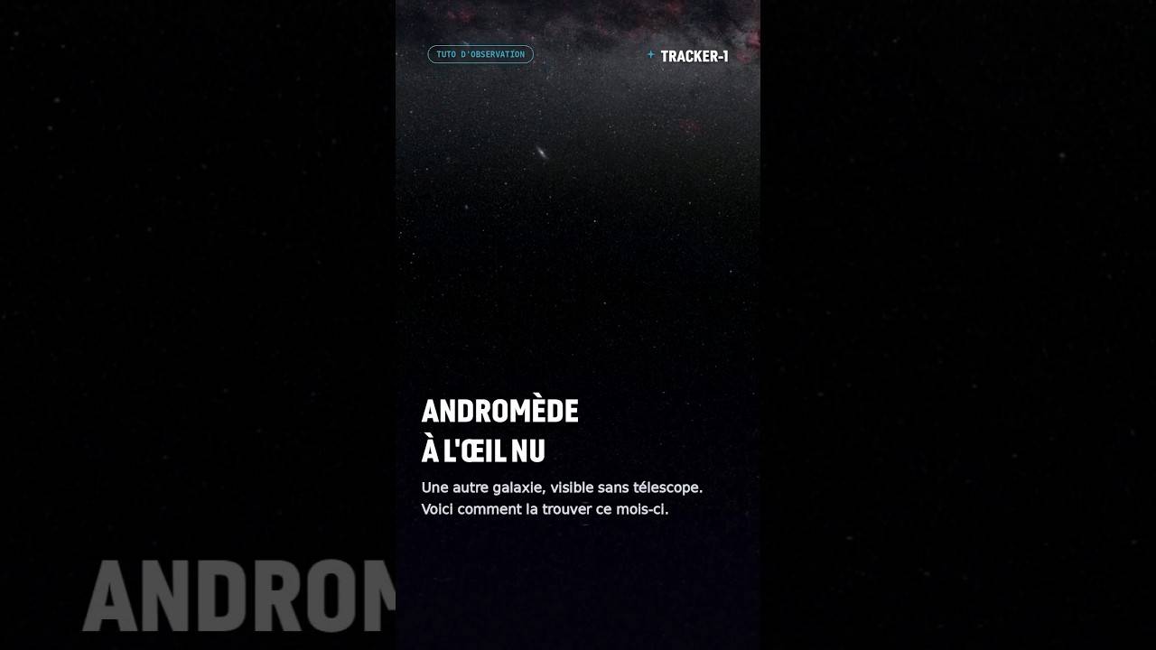 Andromède à l'oeil nu #galaxie #andromeda