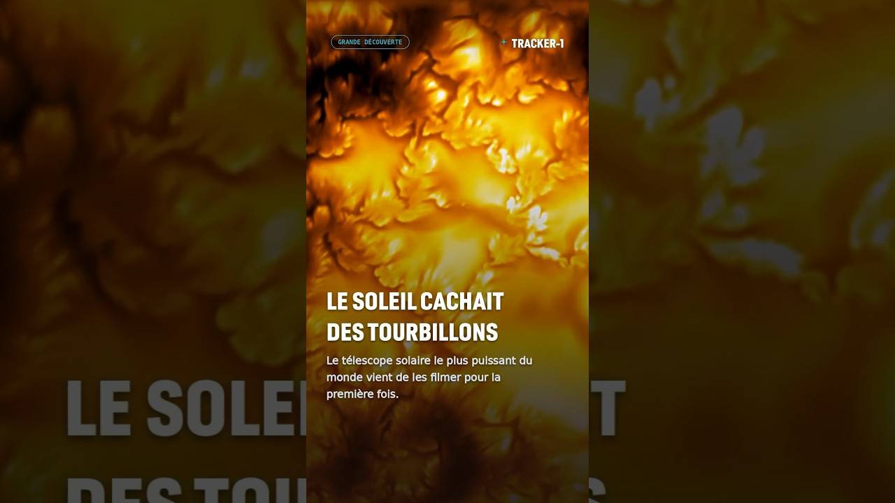 Le soleil cachait des tourbillons