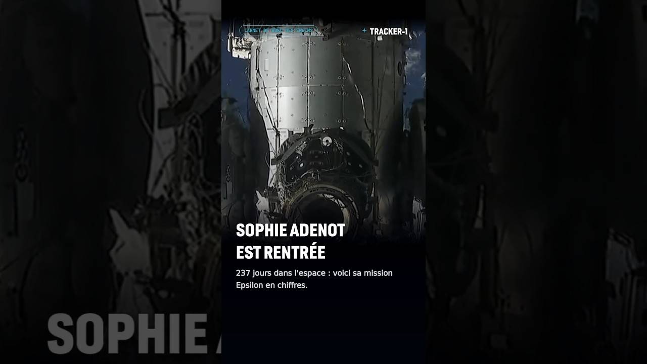 Sophie Adenot est rentrée #iss