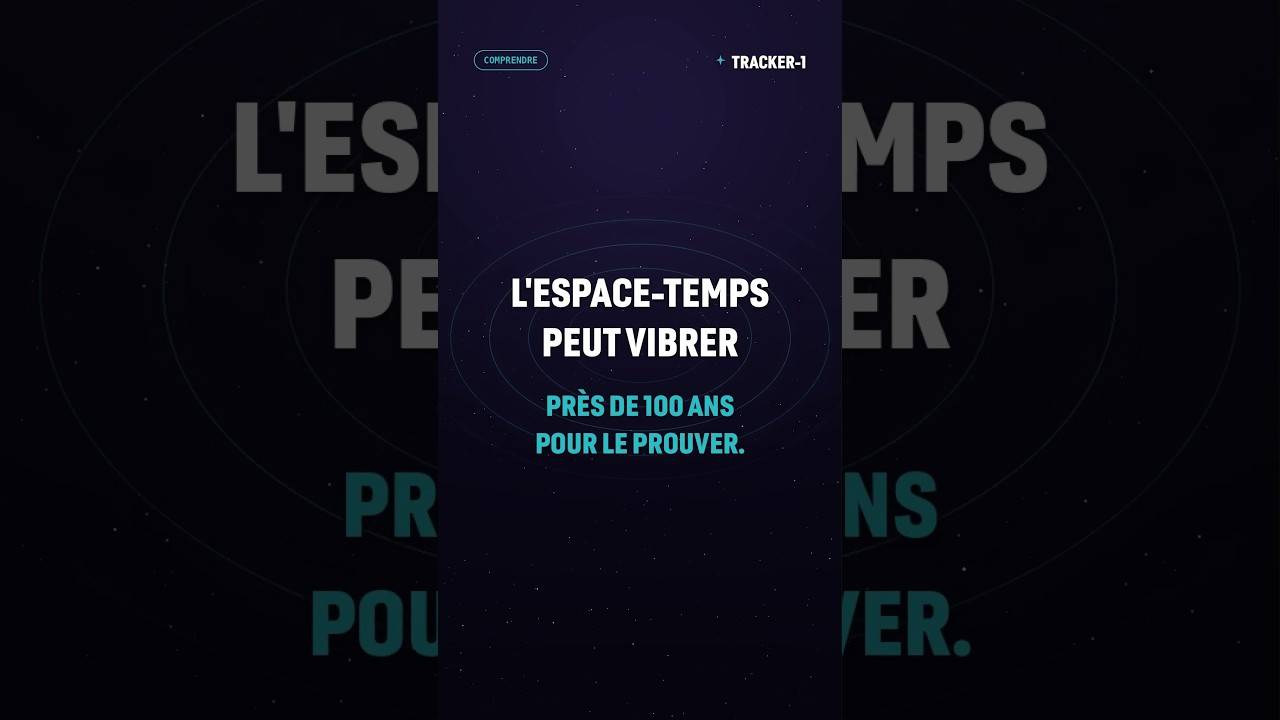 L'espace-temps peut vibrer #OndesGravitationnelles #TrousNoirs #einstein #LIGO