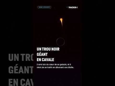 Un trou noir géant en cavale