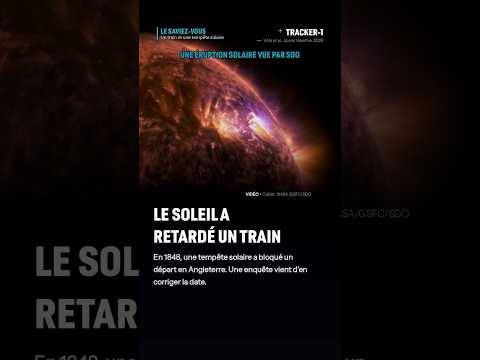 Le soleil a retardé un train