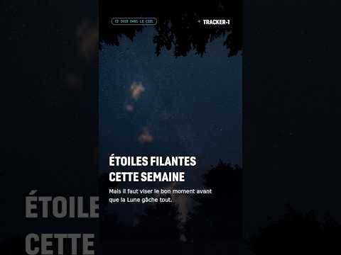 Étoiles filantes cette semaine