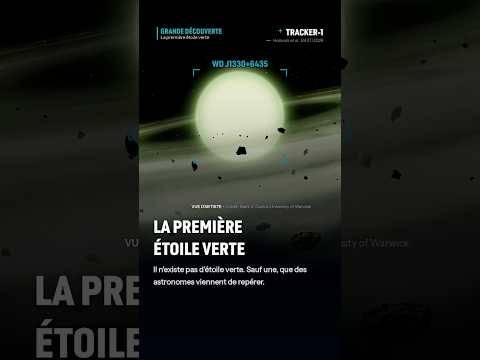 La première étoile verte #cosmos