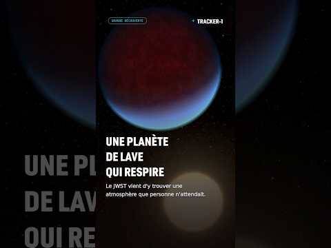 Une planète de lave qui respire